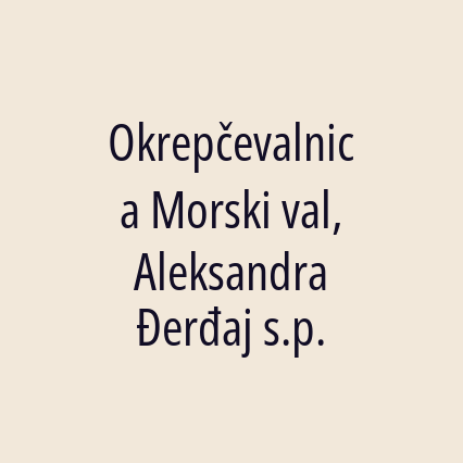 Okrepčevalnica Morski val, Aleksandra Đerđaj s.p. - Logotip