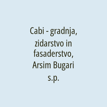 Cabi - gradnja, zidarstvo in fasaderstvo, Arsim Bugari s.p. - Logotip