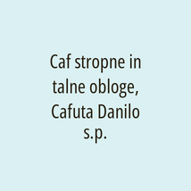 Caf stropne in talne obloge, Cafuta Danilo s.p. - Logotip