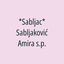 *Sabljac* Sabljaković Amira s.p. - Logotip