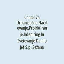 Center Za Urbanistično Načrtovanje,Projrktiranje,Inženiring In Svetovanje Danilo Jež S.p, Sežana - Logotip