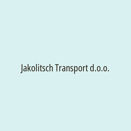 Jakolitsch Transport d.o.o.