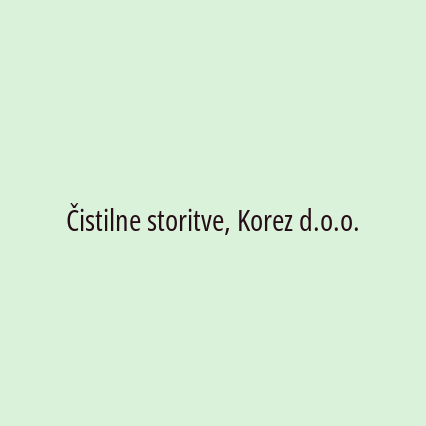 Čistilne storitve, Korez d.o.o. - Logotip