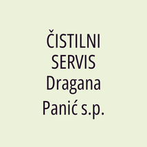 ČISTILNI SERVIS Dragana Panić s.p. - Logotip