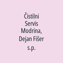 Čistilni Servis Modrina, Dejan Fišer s.p. - Logotip