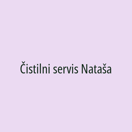 Čistilni servis Nataša - Logotip