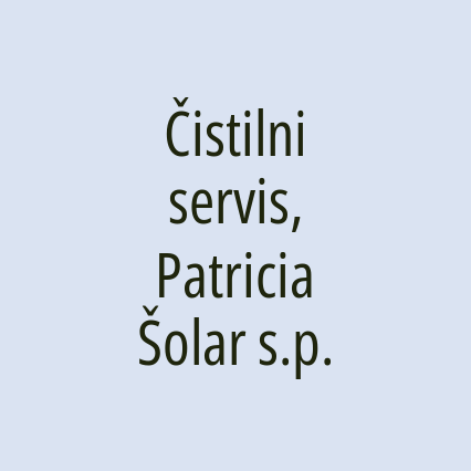 Čistilni servis, Patricia Šolar s.p. - Logotip