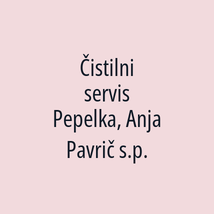 Čistilni servis Pepelka, Anja Pavrič s.p. - Logotip