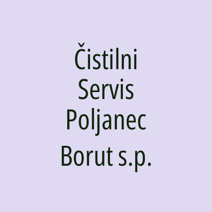 Čistilni Servis Poljanec Borut s.p. - Logotip