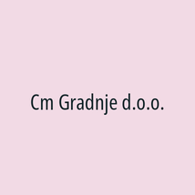 Cm Gradnje d.o.o. - Logotip