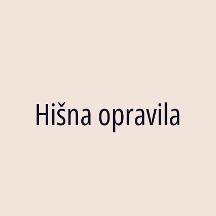 Hišna opravila