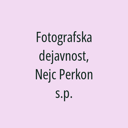 Fotografska dejavnost, Nejc Perkon s.p. - Logotip