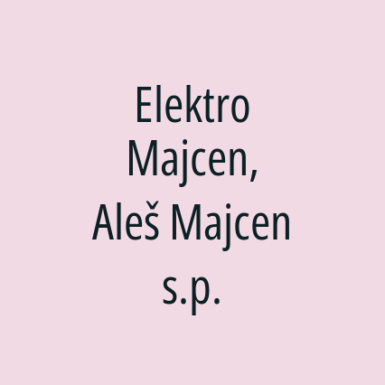 Elektro Majcen, Aleš Majcen s.p.