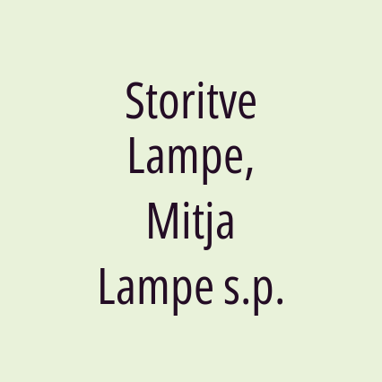 Storitve Lampe, Mitja Lampe s.p. - Logotip