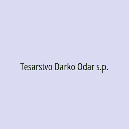 Tesarstvo Darko Odar s.p.