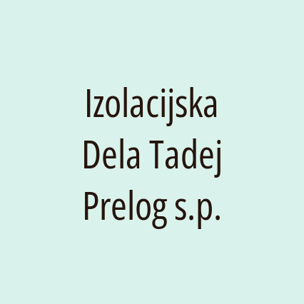 Izolacijska Dela Tadej Prelog s.p. - Logotip