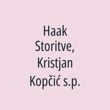 Haak Storitve, Kristjan Kopčić s.p. - Logotip