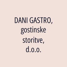 DANI GASTRO, gostinske storitve, d.o.o. - Logotip