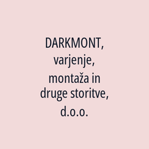 DARKMONT, varjenje, montaža in druge storitve, d.o.o. - Logotip