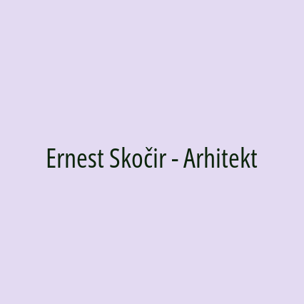 Ernest Skočir - Arhitekt - Logotip