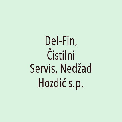 Del-Fin, Čistilni Servis, Nedžad Hozdić s.p. - Logotip