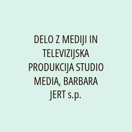 DELO Z MEDIJI IN TELEVIZIJSKA PRODUKCIJA STUDIO MEDIA, BARBARA JERT s.p. - Logotip