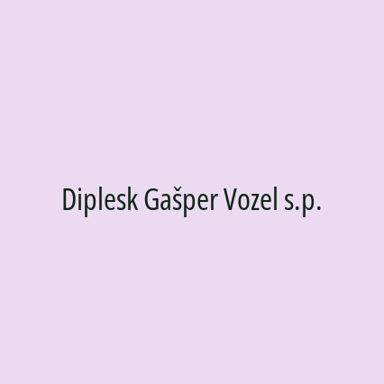 Diplesk Gašper Vozel s.p. - Logotip