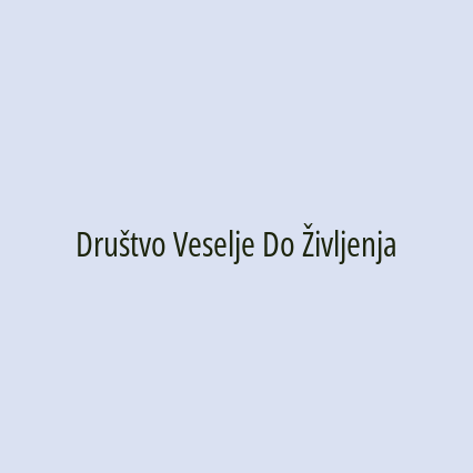 Društvo Veselje Do Življenja - Logotip