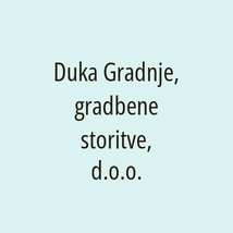 Duka Gradnje, gradbene storitve, d.o.o. - Logotip