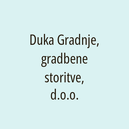 Duka Gradnje, gradbene storitve, d.o.o. - Logotip