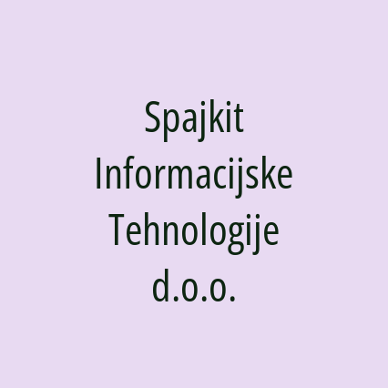 Spajkit Informacijske Tehnologije d.o.o.