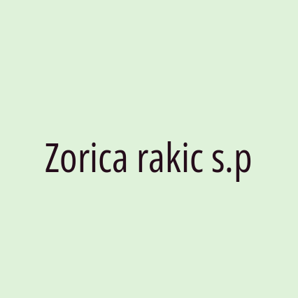 Zorica rakic s.p