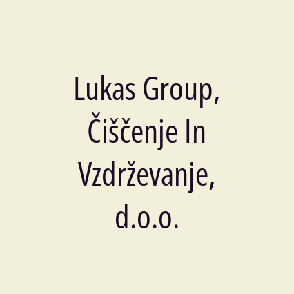 Lukas Group, Čiščenje In Vzdrževanje, d.o.o. - Logotip