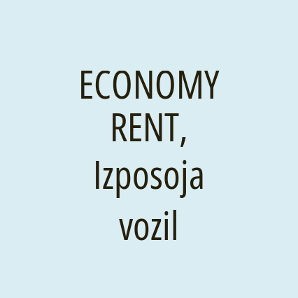 ECONOMY RENT, Izposoja vozil - Logotip