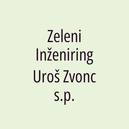 Zeleni Inženiring Uroš Zvonc s.p. - Logotip