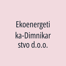 Ekoenergetika-Dimnikarstvo d.o.o. - Logotip