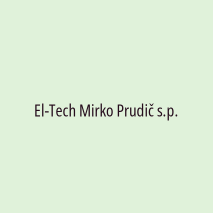 El-Tech Mirko Prudič s.p. - Logotip