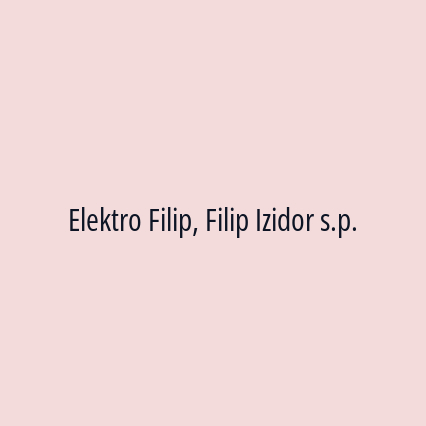 Elektro Filip, Filip Izidor s.p. - Logotip