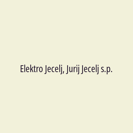 Elektro Jecelj, Jurij Jecelj s.p. - Logotip