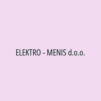 ELEKTRO - MENIS d.o.o. - Logotip