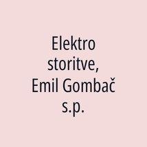 Elektro storitve, Emil Gombač s.p. - Logotip