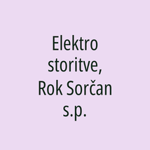 Elektro storitve, Rok Sorčan s.p. - Logotip