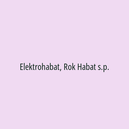 Elektrohabat, Rok Habat s.p. - Logotip