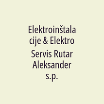 Elektroinštalacije & Elektro Servis Rutar Aleksander s.p. - Logotip