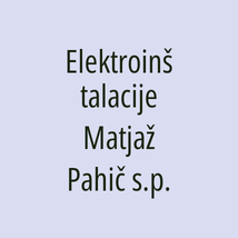 Elektroinštalacije Matjaž Pahič s.p. - Logotip