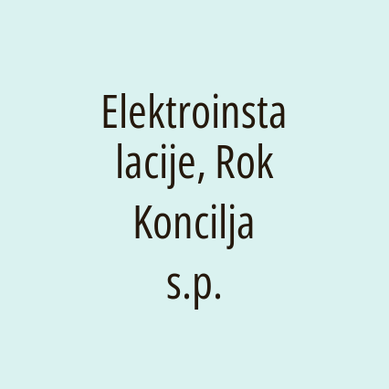 Elektroinstalacije, Rok Koncilja s.p. - Logotip