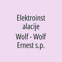 Elektroinstalacije Wolf - Wolf Ernest s.p. - Logotip