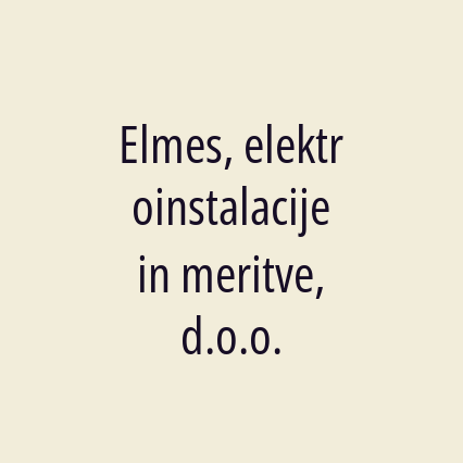 Elmes, elektroinstalacije in meritve, d.o.o. - Logotip