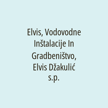 Elvis, Vodovodne Inštalacije In Gradbeništvo, Elvis Džakulić s.p. - Logotip