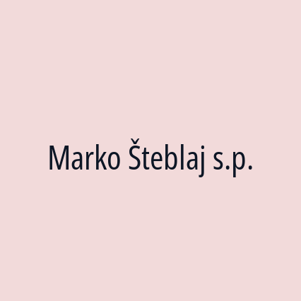 Marko Šteblaj s.p.